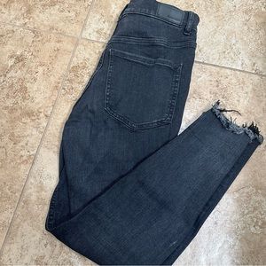 Black high waisted women’s express jeans